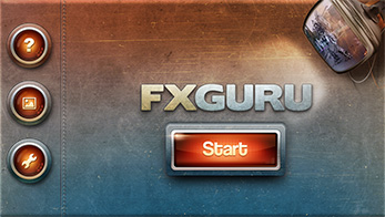 FxGuru App - Start Screen